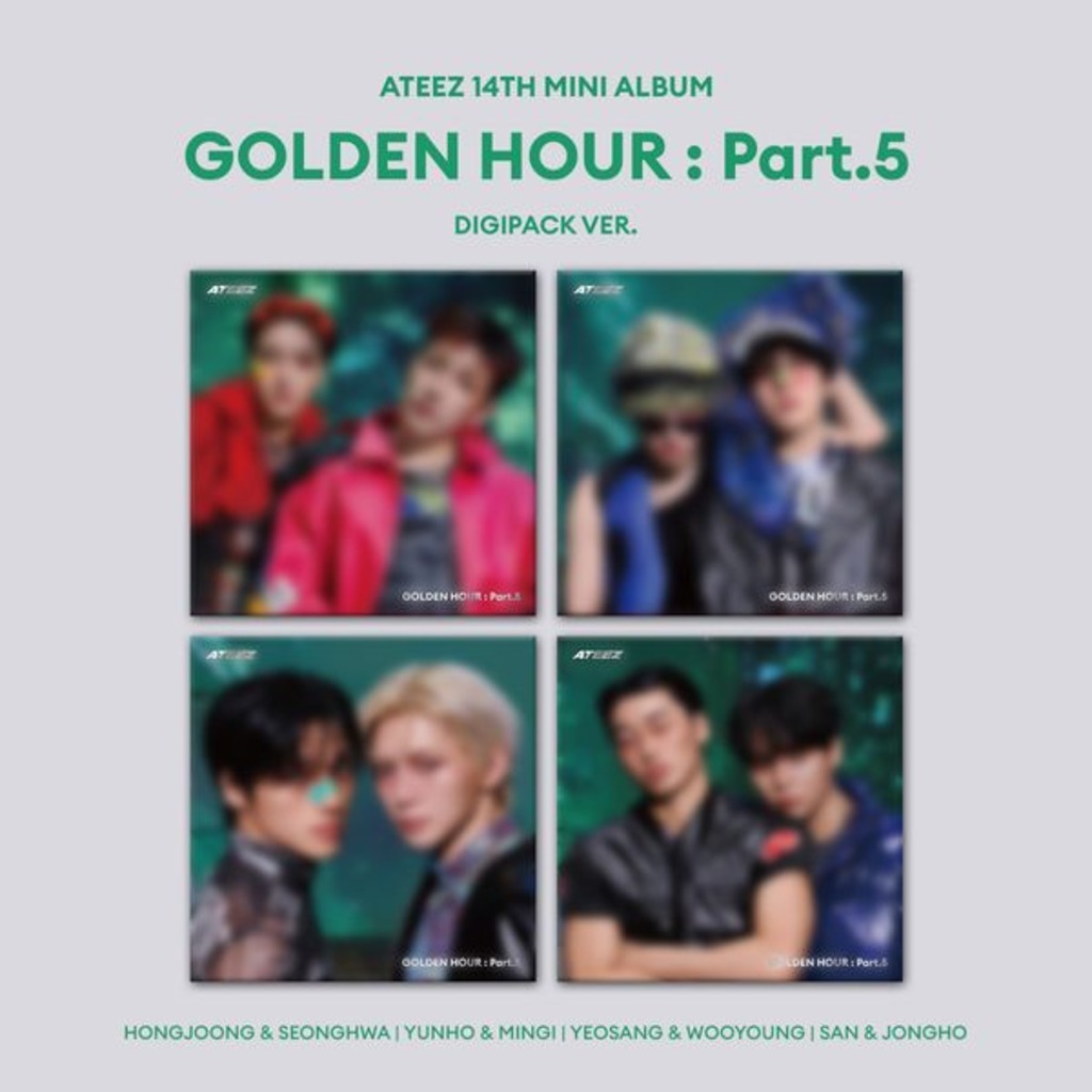 ATEEZ - 미니 14집 [GOLDEN HOUR : Part.5] (DIGIPACK UNIT)