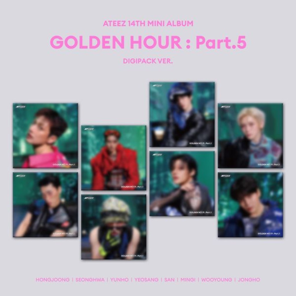ATEEZ - 미니 14집 [GOLDEN HOUR : Part.5] (DIGIPACK)